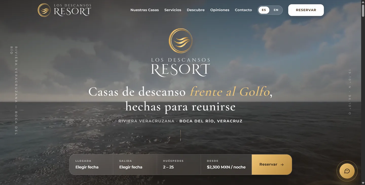 Portal de un portafolio de catorce casas en renta